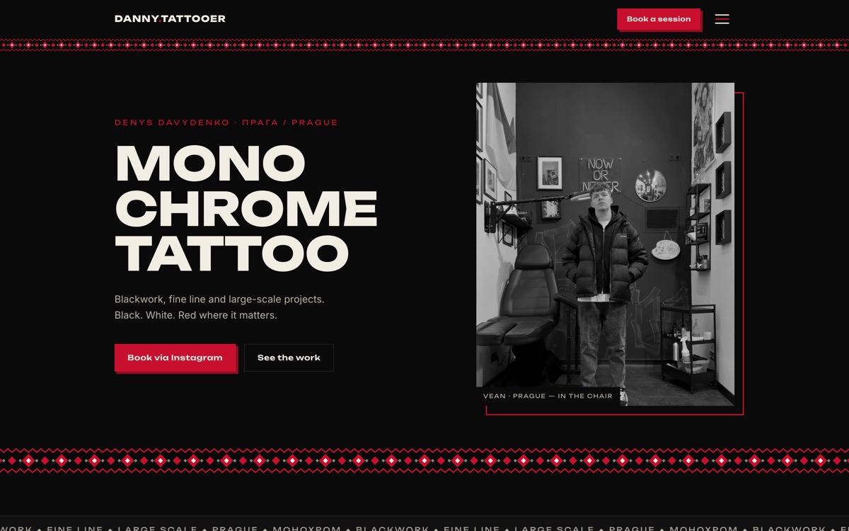 Website danny.tattooer